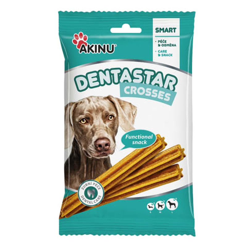 Närimispulgad Akinu dentastar koertele 7tk 180g