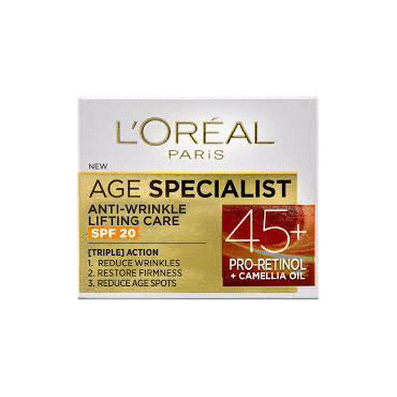 Päevakreem L'OREAL AgeSpec.45+SPF20,50ml