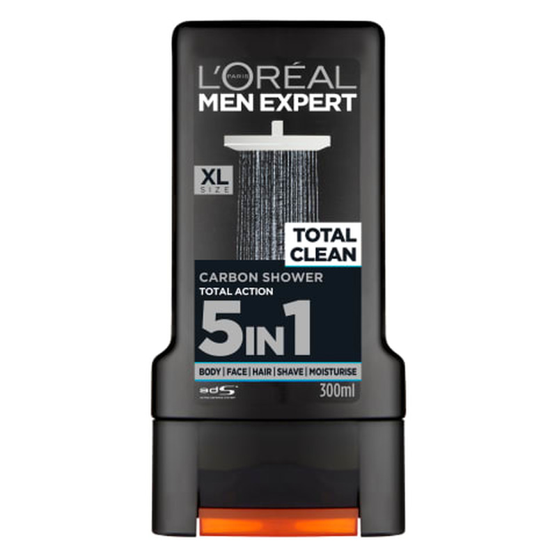 Dušigeel Men Expert Total Clean, L´OREAL, 300ml