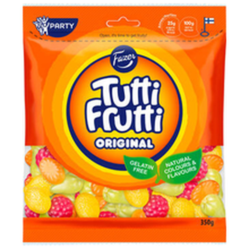 Kummikommid Original, TUTTI FRUTTI, 350 g