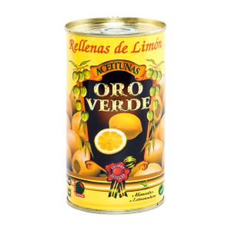 Oro Verde rolehised oliivid 350g sidrunitäidisega