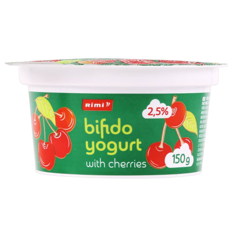 Jogurt kirssidega Rimi 150g