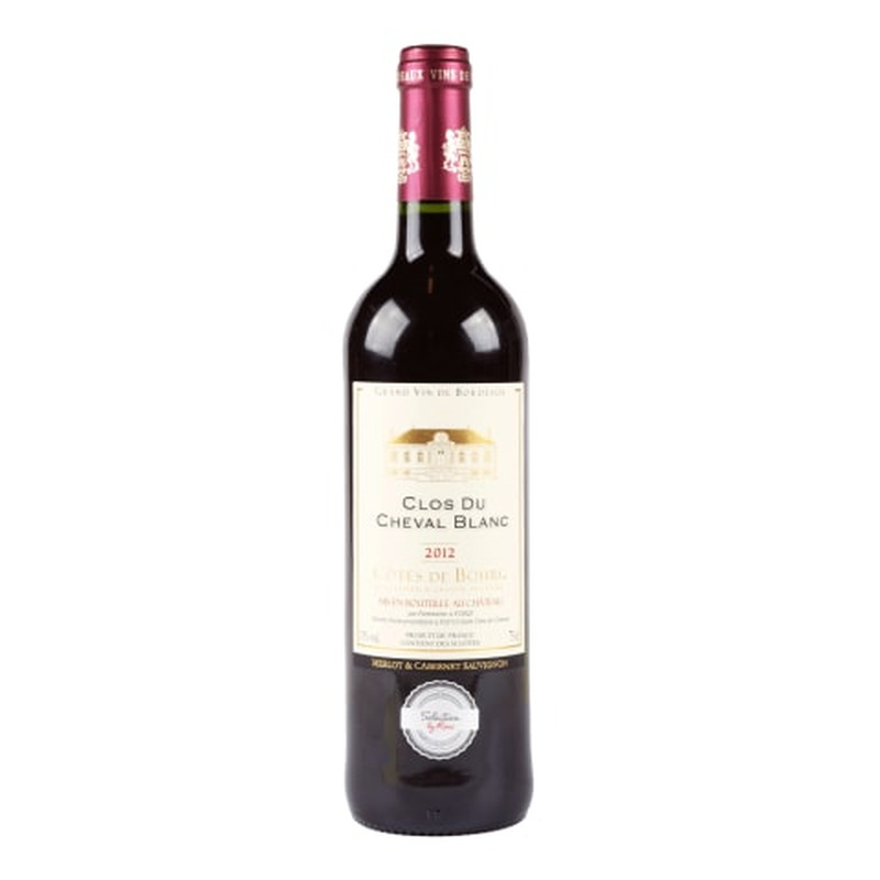 Kaitstud päritolunimetusega vein Clos Du Cheval Blanc 13%vol 0,75l