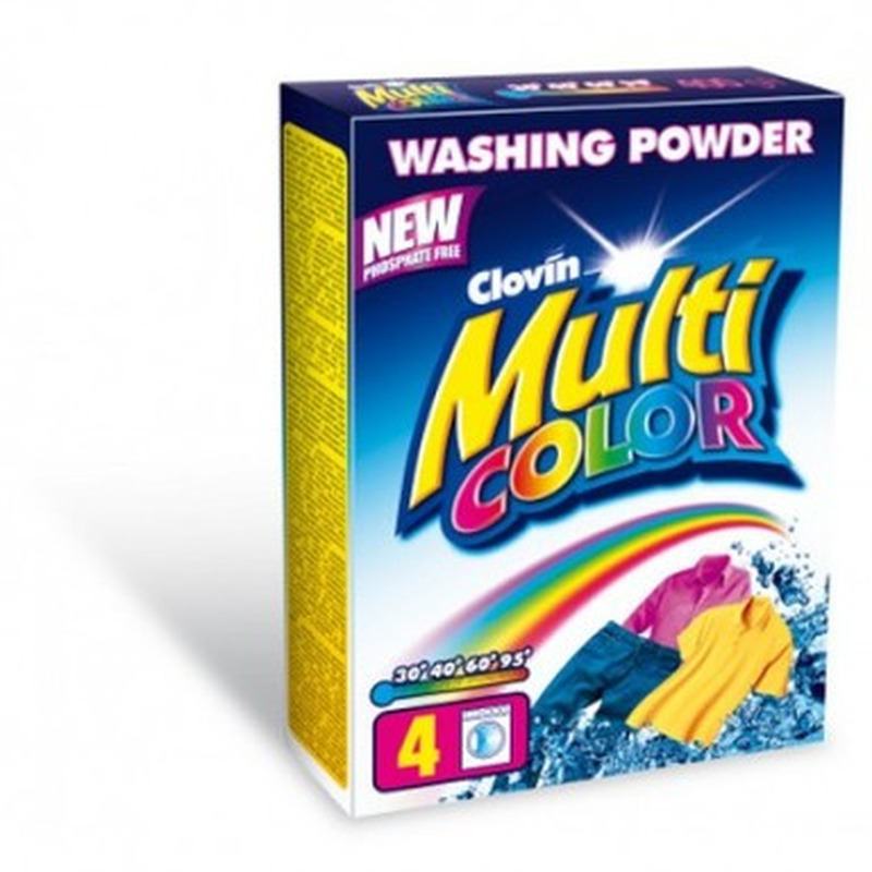 CLOVIN Pesupulber Multi Color 400g