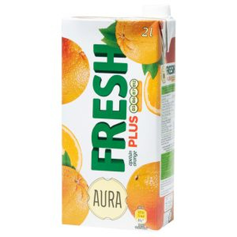 Aura Fresh Plus apelsini mahlajook  2L