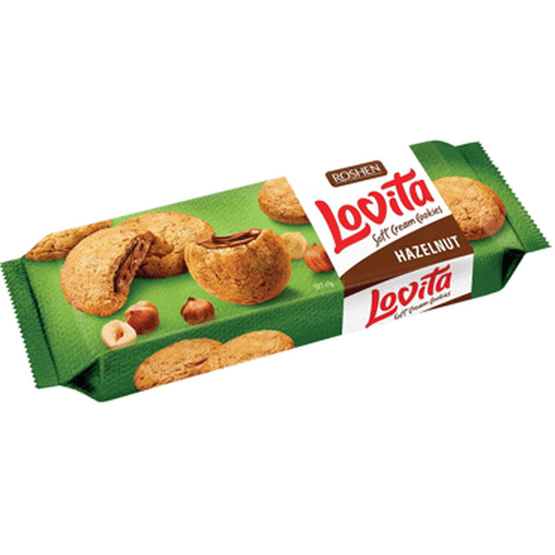 Küps.ROSHEN Lovita pähklikreemiga 127g