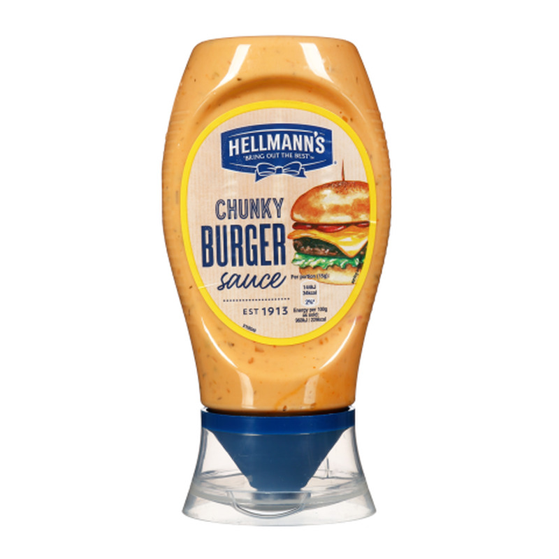 Kaste Chunky Burger Hellmann's 250ml