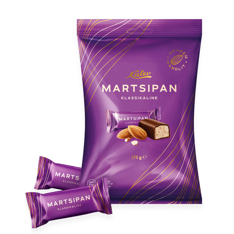 Klassikalised martsipanikommid, KALEV, 175 g