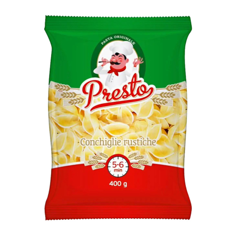 Makaronid Conchiglette Presto 400g