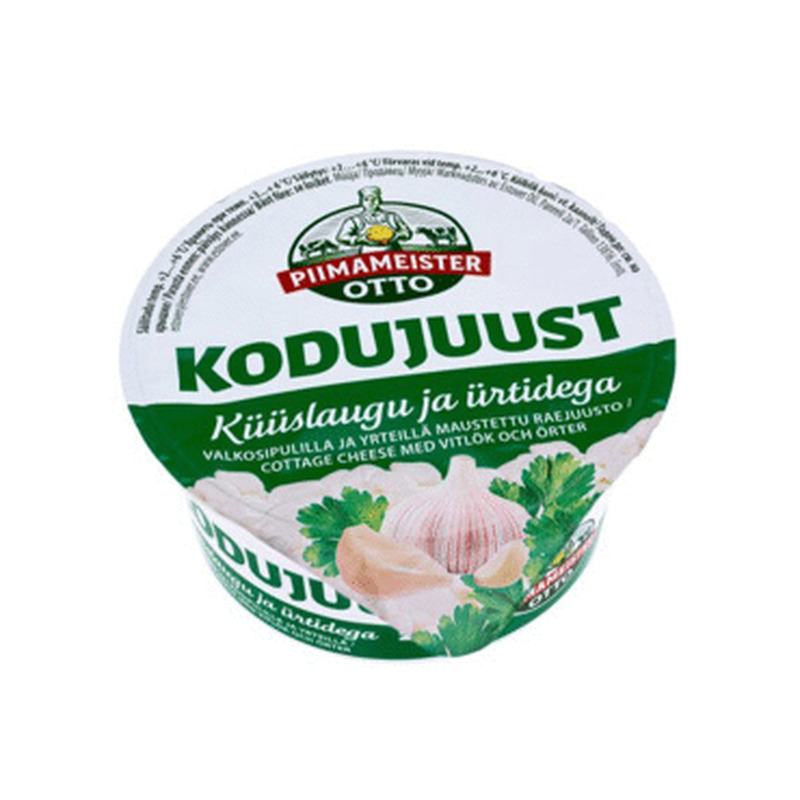 Kodujuust OTTO küüslaugu-ürtidega, 220g