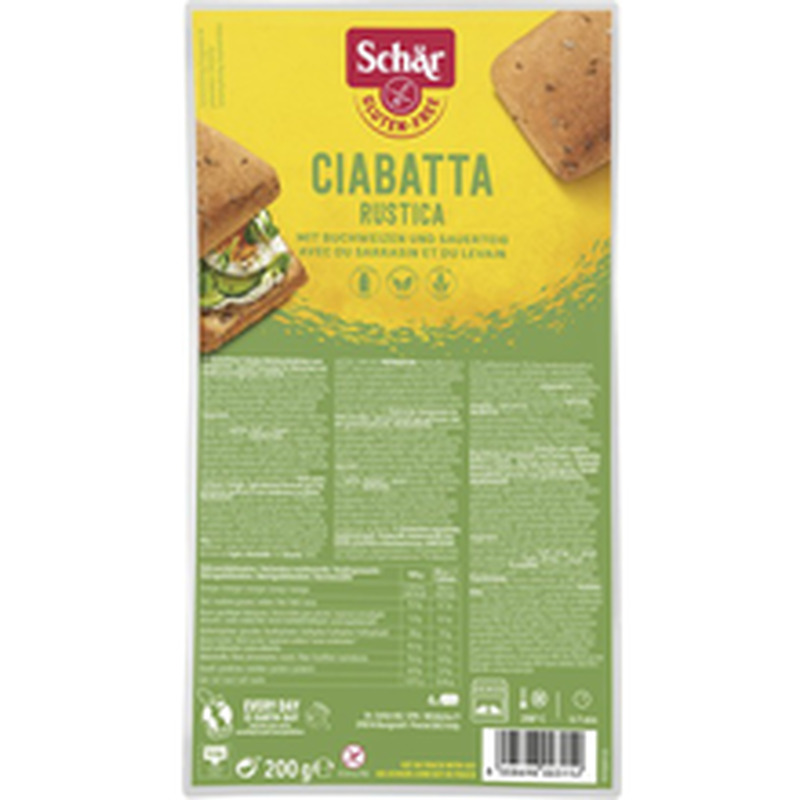 Ciabatta Rustica 4 x 50 g