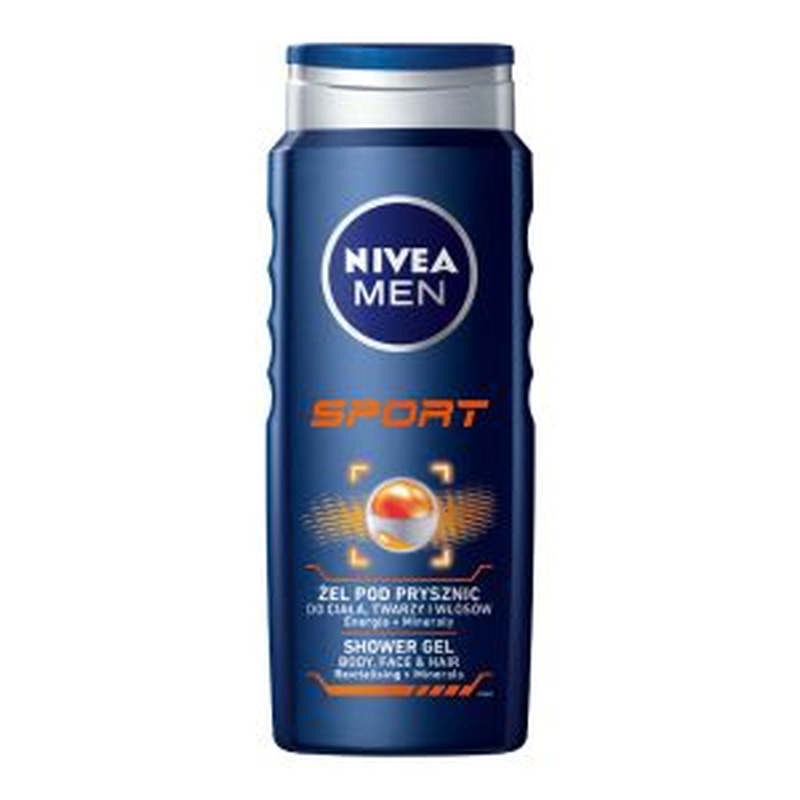 Dušigeel Sport meestele, NIVEA, 500 ml