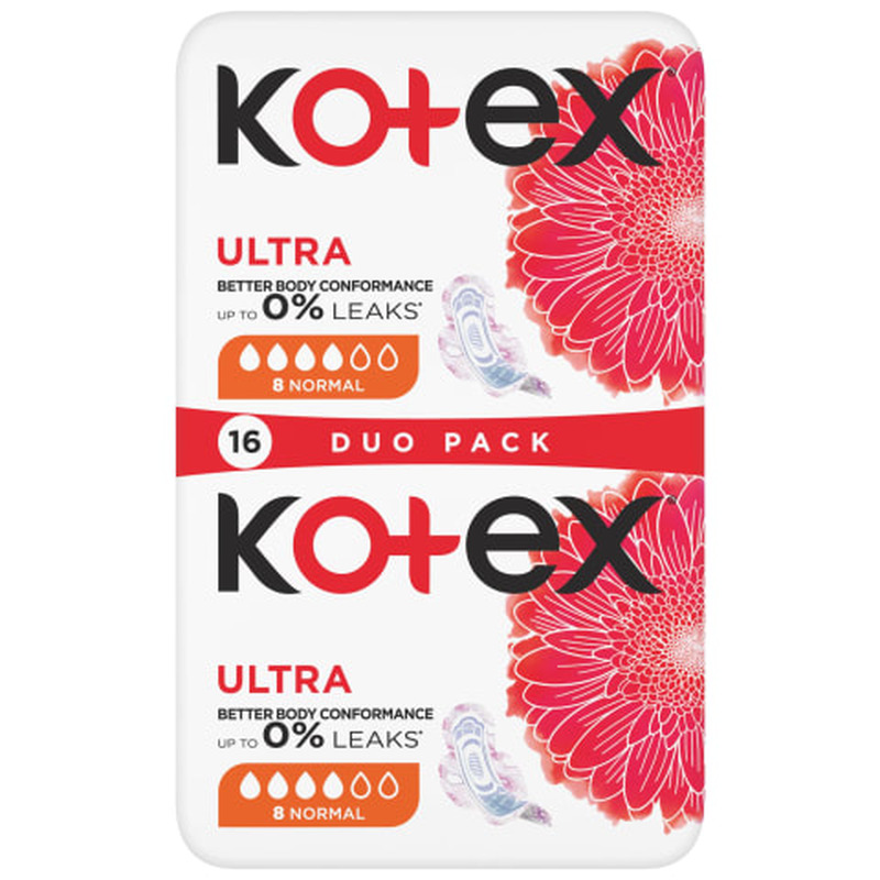 Hügieenisidemed Kotex Ultra Normal 16tk