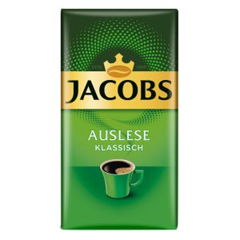 Jahvatatud kohv Auslese Klassisch, JACOBS, 500 g