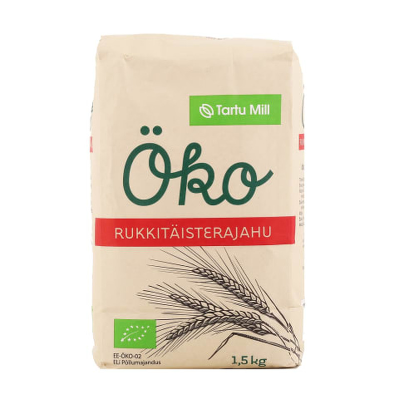 Rukkijahu Tartu Mill öko 1,5kg