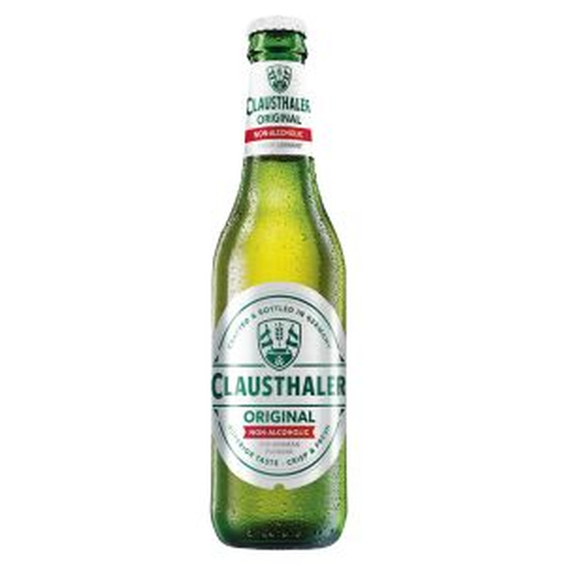 Alkoholivaba õlu Original, CLAUSTHALER, 330 ml pudel