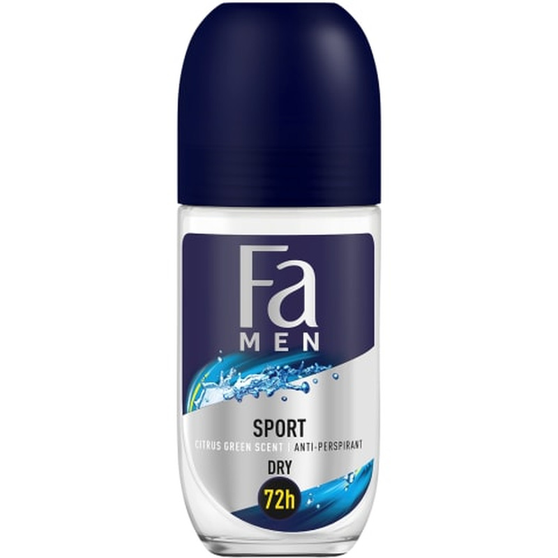 Rulldeodorant Fa Sport meestele 50ml