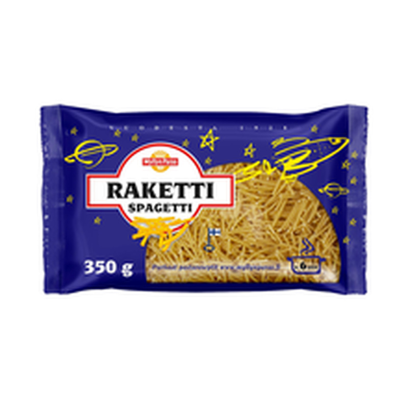 Myllyn Paras Raketti Spagetti lühikesed spagetid, 350 g