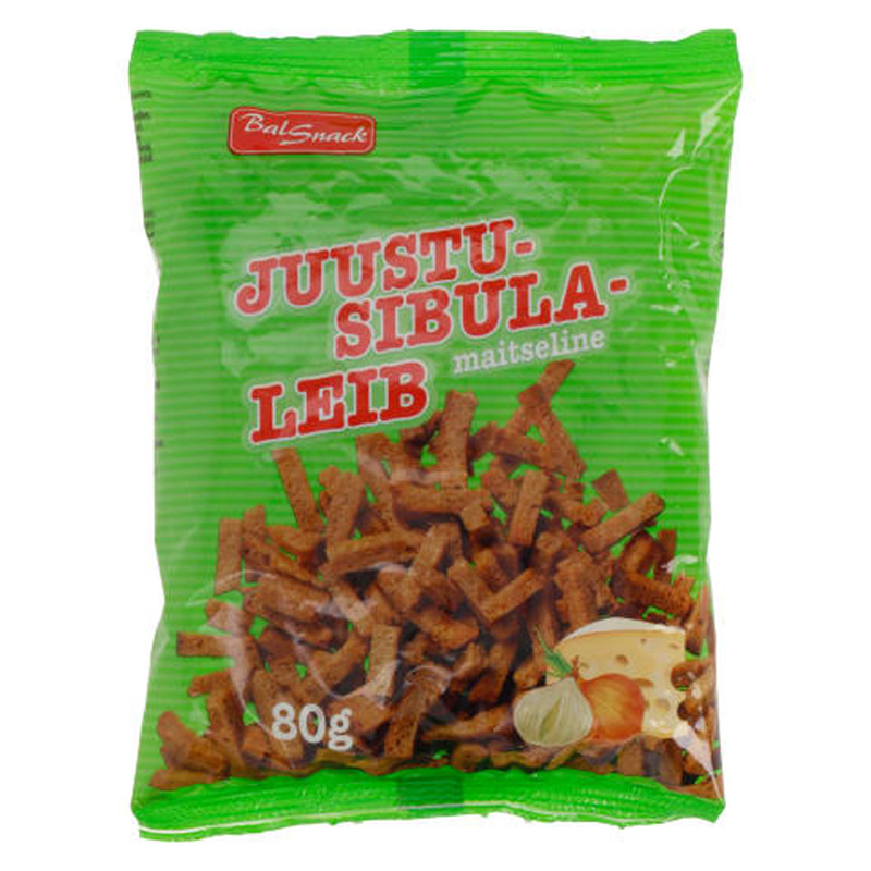 Leivake juustu-sibula maitseline Balsnack 80g