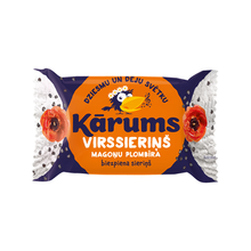 Jäätisemaitseline kohuke mooniseemnetega, KARUMS, 45 g