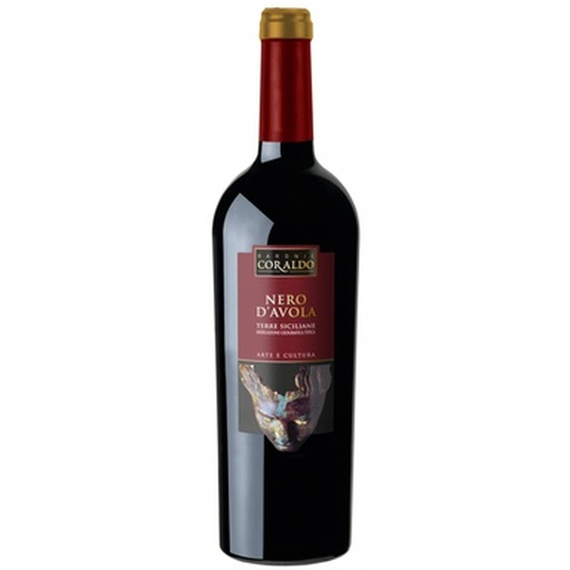 BARONIE CORALDO Nero D'Avola 13% 75cl (punane, kuiv)