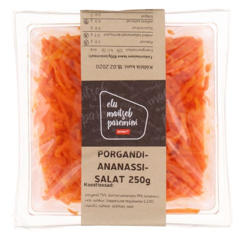 Porgandi-ananassisalat 250g