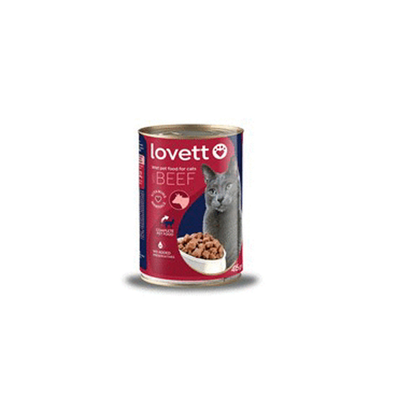 Kons.kassisööt LOVETT veiselihaga 415g