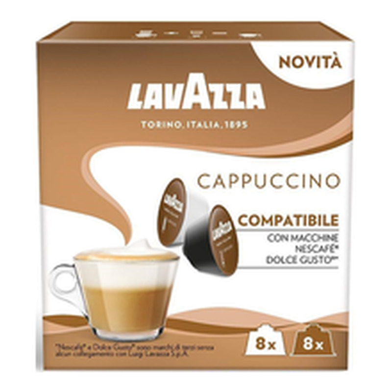 Kohvikapslid Cappuccino, LAVAZZA, 8+8 tk