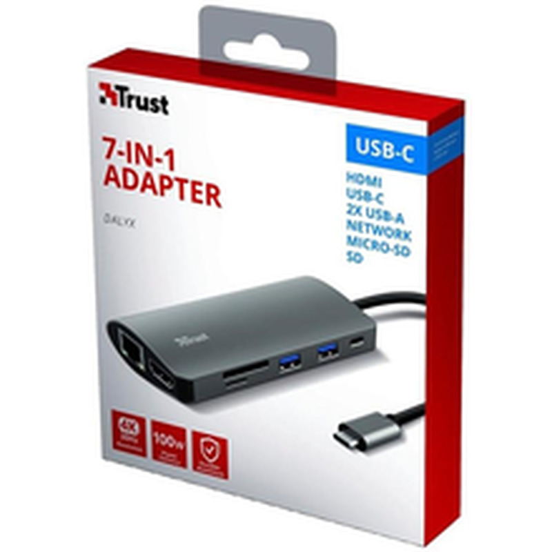 Adapter Dalyx 7-in-1 USB-C Multiport