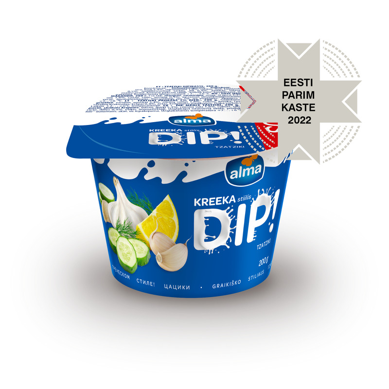 Dipikaste Kreeka DIP! tzatziki, VALIO ALMA, 200 g