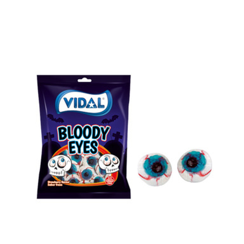 VIDAL Kummikommid Bloody Eyes 90g (glut. vaba)