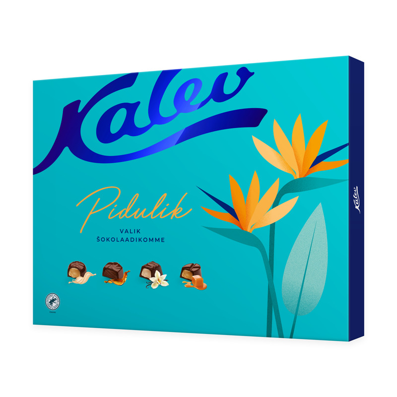 Šokolaadikommide valik Pidulik, KALEV, 435 g