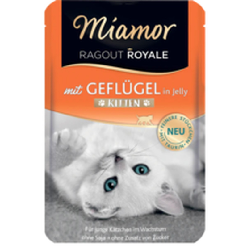 Miamor Ragout Royale täissööt kassipoegadele kanalihaga 100g