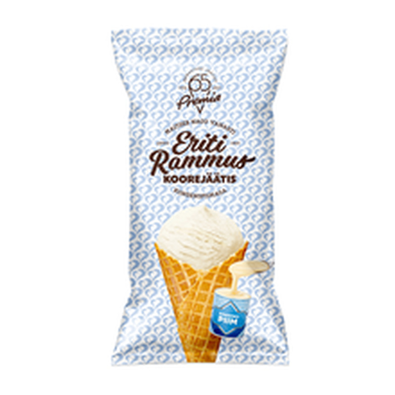 Eriti Rammus kondenspiima koorejäätis, 100g/200ml