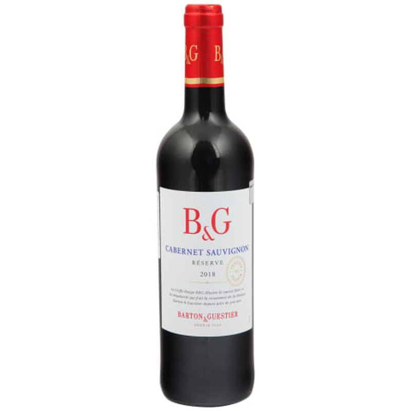 Kaitstud geograafilise tähisega vein B&G Cabernet Sauvignon Reserve 0,75l