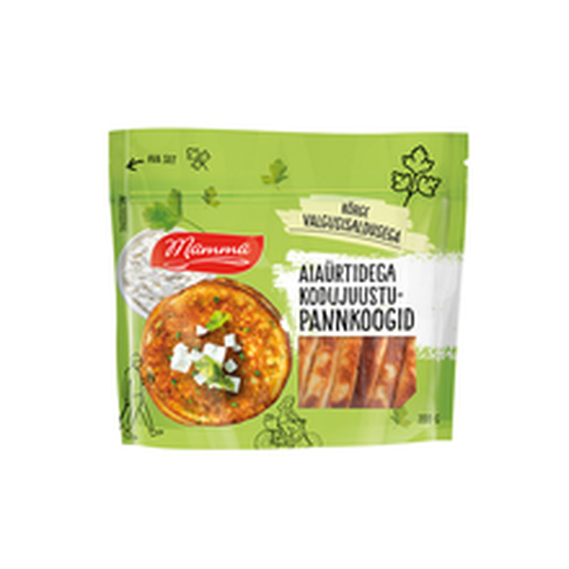 Aiaürtidega kodujuustupannkoogid 200 g