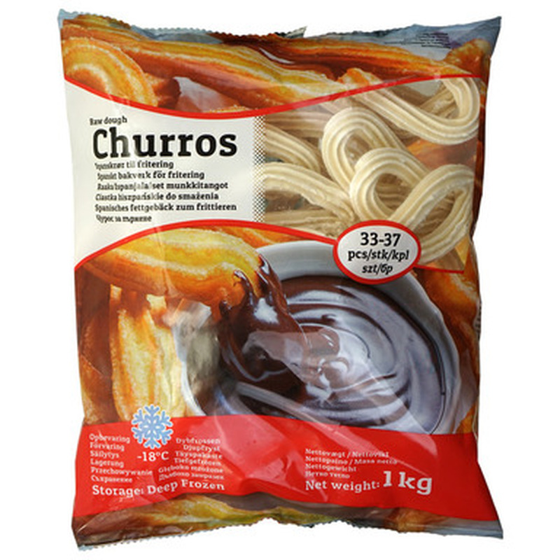 CHURROS Hispaania pontšik 1kg (33-37tk, külm.)