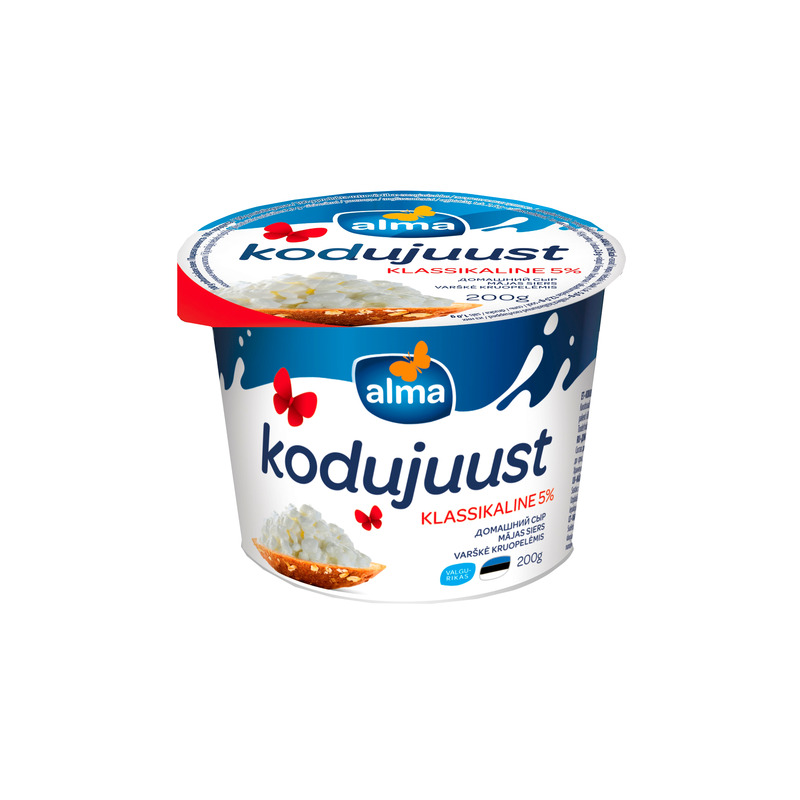 Kodujuust 5%, VALIO ALMA, 200 g