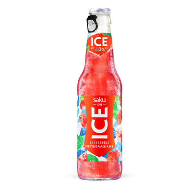 Õllejook Metsmaasikas, SAKU ON ICE, 330 ml