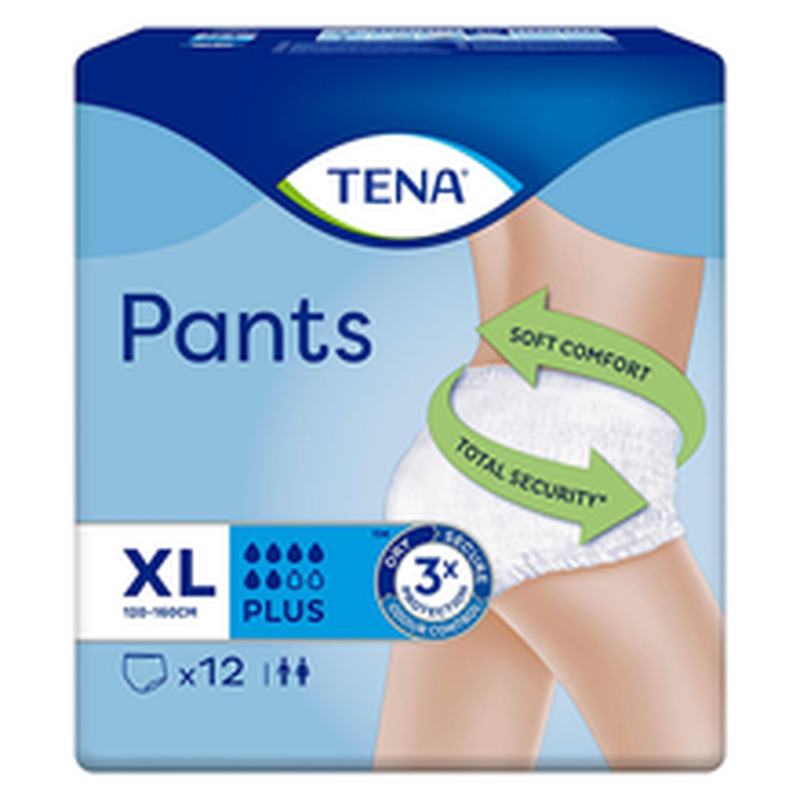 Tena pants Plus XL inkontinents hügieeniside 12 tk