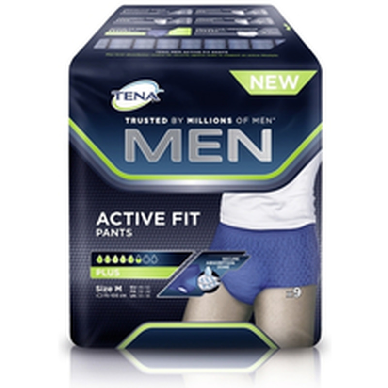 Tena Men Active Plus M inkontinents hügieeniside meestele 9 tk