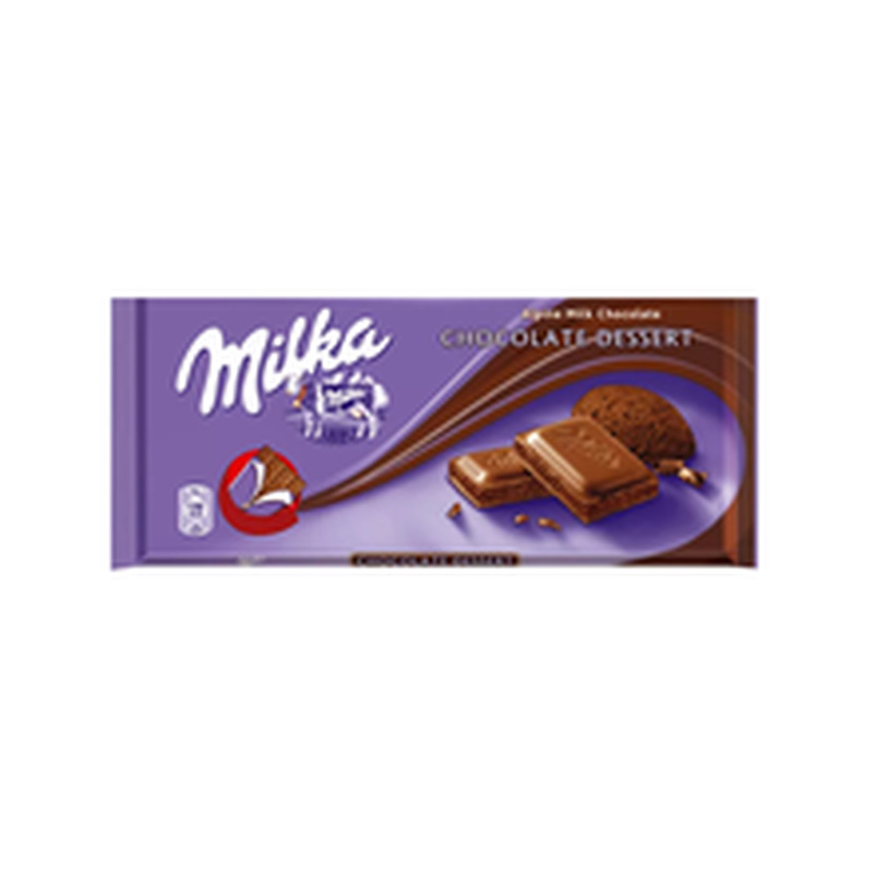 Piimašokolaad Chocolate Dessert, MILKA, 100 g