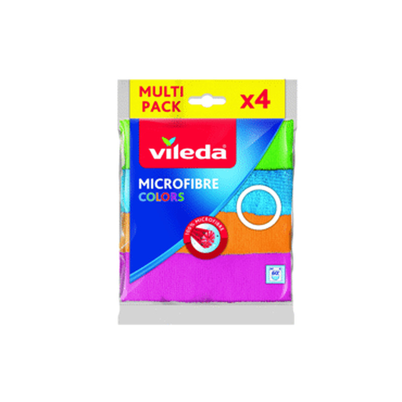 Mikroplüüsist lapid VILEDA Colors, 4tk