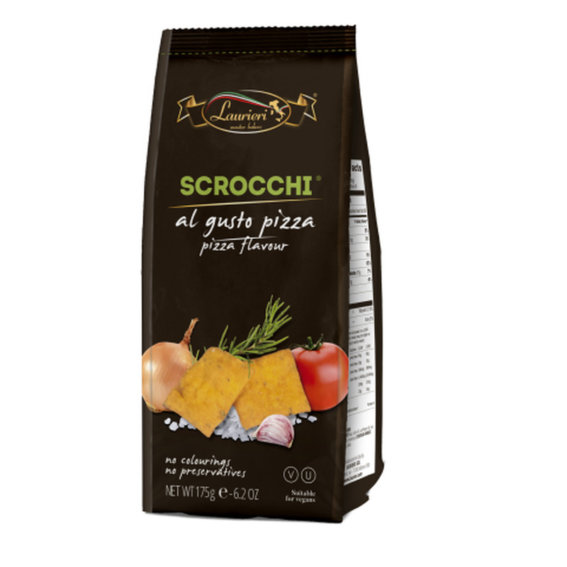 Kreekerid Laurieri Scrocchi pitsamaitselised 175g