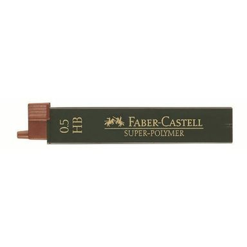 FABER CASTELL Täitepliiatsi süsi 0,5mm 12tk