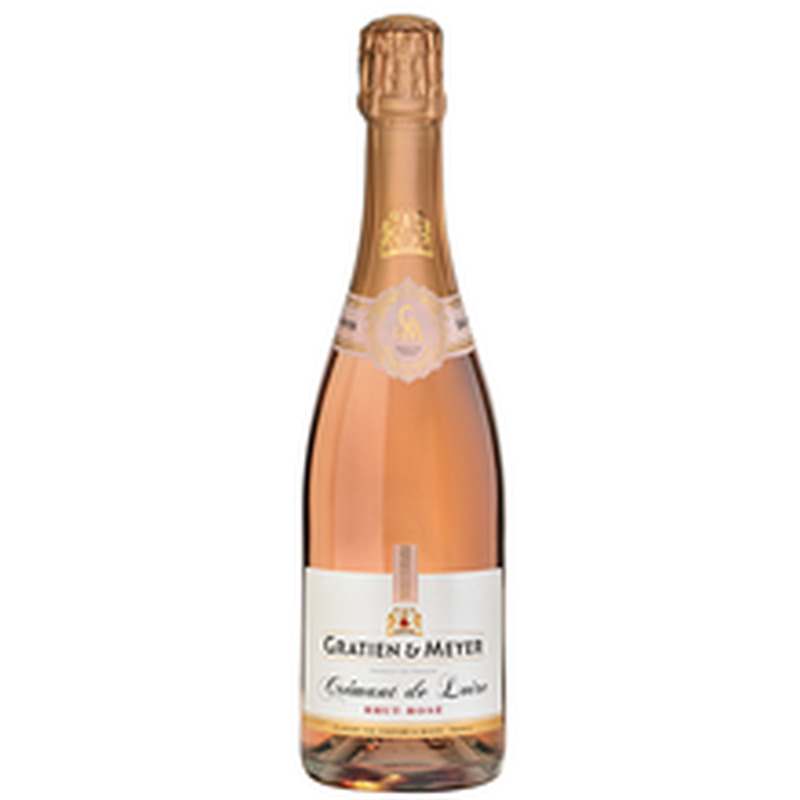 Gratien&Meyer Cremant De Loire Brut Rose KPN kvaliteetvahuvein 12%vol750ml