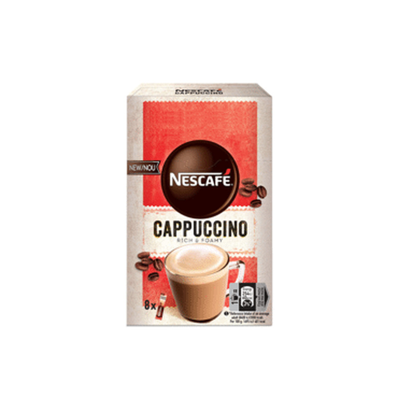 Lahustuv kohv Cappuccino, NESCAFE, 8x15 g