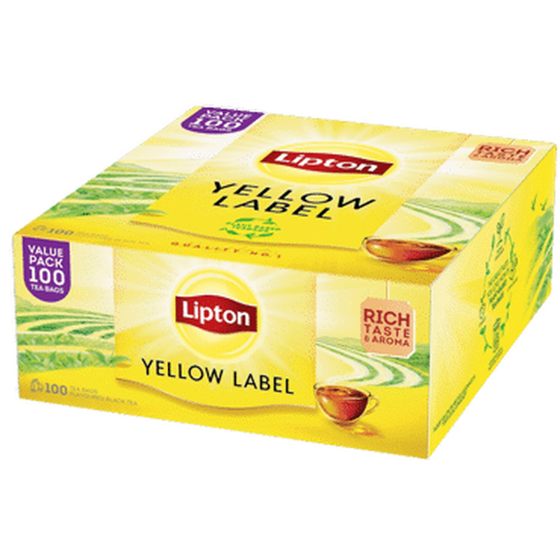 Must tee Yellow Label LIPTON 100x2g