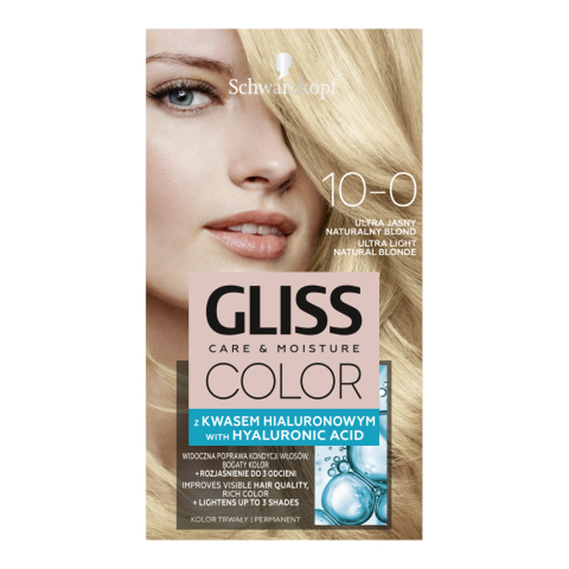 Ultrahele loomulik blond Gliss Color 10-0