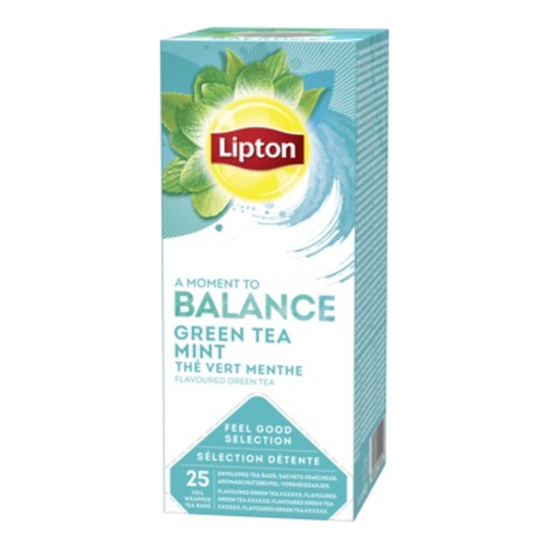 LIPTON Roheline tee&münt 25x1,6g (fooliumis)